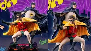New Batman & Robin 66 statue by Pure Arts available at entertainment earth