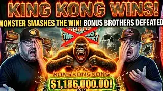 King Kong 🦍defeats the Bonus Brothers in a hard fought battle!! King Kong Skull Island! ☠️