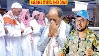 Xasan Sheekh oo Masaajidka Bakaaro tagay ku dhex ooyay Muqdisho Bandow saaray,SSC oo Quusatay,Somali