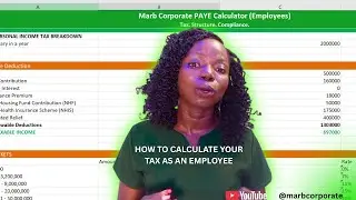 Day 10: How to Calculate Your PAYE Under the 2025 Nigeria Tax Act (Step-by-Step Excel Demo)
