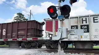 UP 2657 Video 1 of 2 At Spring School Rd Thru Old Town Spring TX (Filmed: 6/15/24)