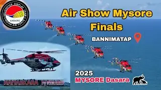 Mysore Dasara Air show 2025 Finals At Bannimatap 