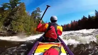 Canoeing the Dead River at 6000cfs - Last Blast!