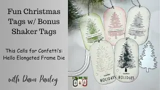Fun Christmas tags w/ Bonus Shaker Tags