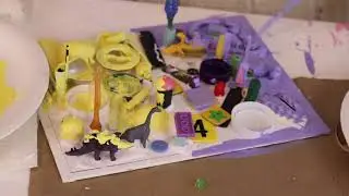 How to make mixed media Art work for kids