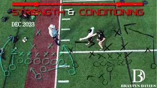 Braxtyn Davies 2025 Linebacker Strength and Conditioning 12.23.23