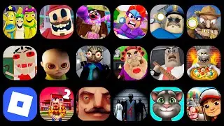 BANANA POLICE FAMILY PRISON RUN,  ESCAPE MR.HELL, ESCAPE THE PETSHOP, ESCAPE MR.SMILEY'S DAYCARE,...