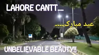 Great step by government! Unseen views of Lahore Cantt, most beautiful and developed area of Lahore!