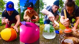 ULTRA SATISFYING REVERSED WATER-BALLOON ASMR! 💧🎈😌 #satisfying #asmr #chill #relaxing #asmrsounds