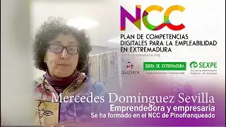 Mercedes Domínguez se inició en el mundo de la impresión 3D en el Centro NCC de Pinofranqueado.