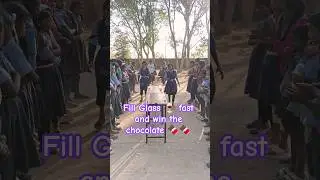 Fill Glass Fast and win the Game !! #shorts #school #viral #trending #cgsong #mayakbandhna #funny