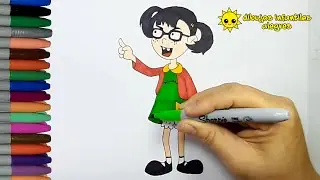 La Chilindrina 🍬 de El Chavo del 8 aprende a dibujarla 🎨 paso a paso ✅