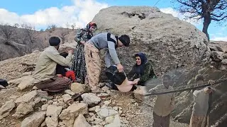 Ремонт протекающих водопроводных труб в долине и спокойный обед в горах 🏔️🥘