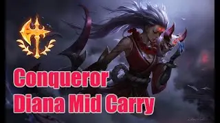 Diana Mid Carry - League of Legends | Full Ranked Gameplay | No Commentary