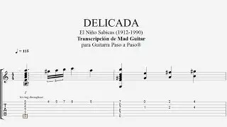 DELICADA -  Niño Sabicas - Tablatura por Jesús Amaya...