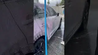 Bubble gum triple foam car wash 🧼 🫧 #bubblegum #carwash