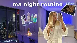 MA NIGHT ROUTINE cozy et aesthetic | sport, skin care et self care