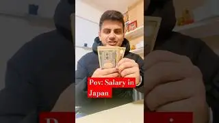 after getting salary in Japan