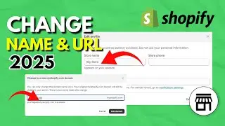 change shopify url and store name | how to change store name and url in shopif