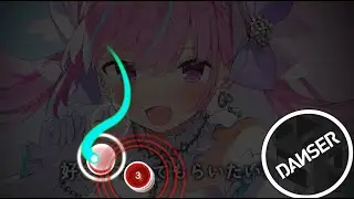 Osu! danser | Minato Aqua-#Aquairo Palette [NE MOTTO!]