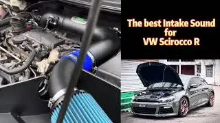 Best intake sound VW Scirocco R 🔊 Max Racing Open Pod Air Intake System