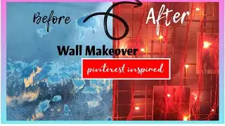 Wall makeover in no budget..(Pinterest inspired) #DIWALOG 2020 Day 2 | Dusky Girl