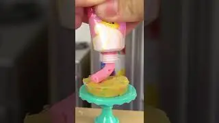 DIY Pastel de Arcoiris miniatura para mu&ntilde;ecas