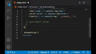 Convert Promise to Async-Await in JavaScript