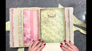 Peach & Green Tome A4 size
