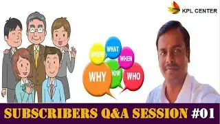 KPL CENTER SUBSCRIBERS Q&A SESSION#01 | MUTUAL FUNDS FOR BEGINNERS | TAMIL | #KPLCENTER | GK