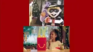 McDonald's Commercials Side By Side Comparison Happy Birthday VS Holiday Express