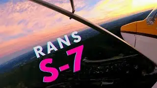 Sunset Fun Flight in a RANS S-7 Courier