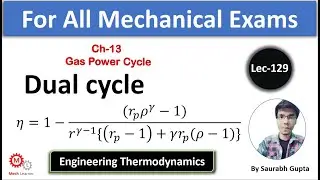 Dual Cycle || Limited Pressure cycle || Mean Effective Pressure || Engineering Thermodynamics-129 ||