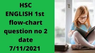 HSC ENGLISH 1st  seen passage question no 2  flow chart