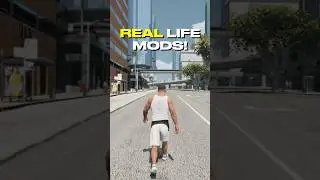 GTA 5 with Real Life Mods 🔥 #gta5 #gta5mods #gta5shorts