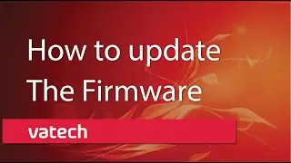 [Vatech A9] How to update the Firmware