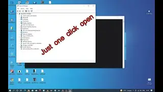create shortcut device manager one click open