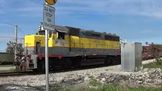 USSC - South Central Florida Express [SCFE]  Local Train - 1/15/21 - 1:00pm - Belle Glade, Florida.