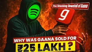Why was Gaana sold for ₹25 Lakh?? | The Shocking Fall of Gaana | Business Case Study