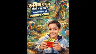 (Part 2) How to Solve 3&times;3 Rubik&rsquo;s Cube Step by Step, Beginner Friendly Hindi Tutorial  #RubikCube