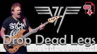 Van Halen - Drop Dead Legs (🔴Bass Tabs | Notation) @ChamisBass  #vanhalen #vanhalenbasstabs