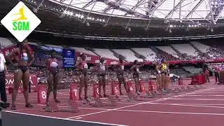 Women 100m hurdles Diamond League 2018 London
