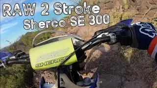 Sherco SE300- Raw 2 Stroke Sound