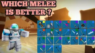 What Is The Best Melee In Roblox Arsenal? | A Viewer Thumbnail Challenge