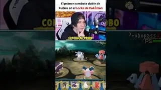Primer combate de dobles en el Locke de Pok&eacute;mon #rubius #pokemon #humor