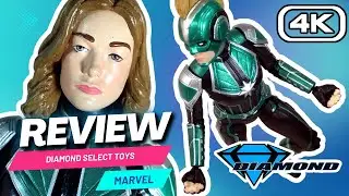 Marvel Select Starforce Captain Marvel Movie Action Figure Review | Diamond Select Toys MCU