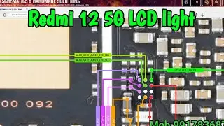 💡 Redmi 12 5G LCD Light IC Solution | Display Light Not Working Fix 100% | LCD Light IC Explained