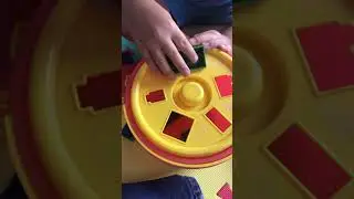Little one learning about size, colour, sorting and visual perception