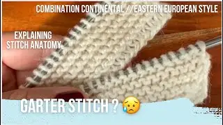 Платочная вязка Комбинированная континентальная? 🤨😥