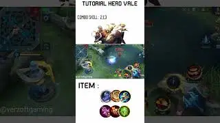 Tutorial Hero Vale#mlbb#shorts